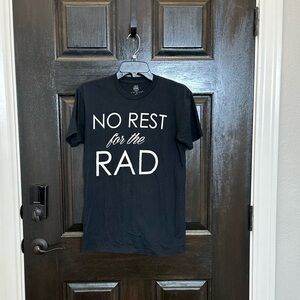 No Rest for the Rad Crewneck Tee Size Small